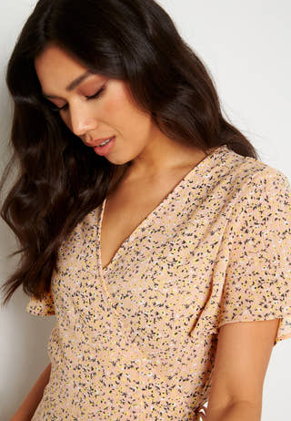 Lovie S/S Wrap Midi Dress