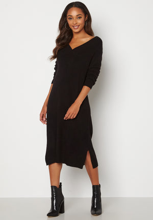 Madelia V-Neck L/S Knit Dress