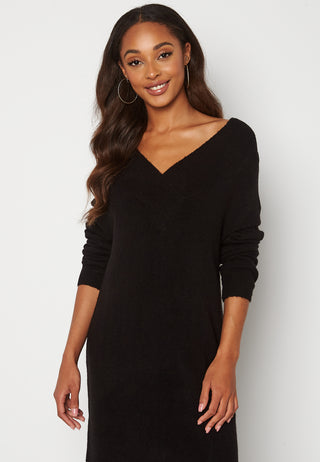 Madelia V-Neck L/S Knit Dress