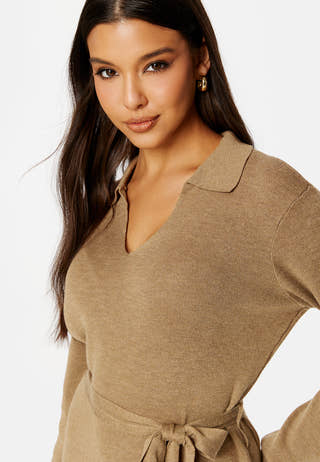 Marla Collar L/S Knit Dress