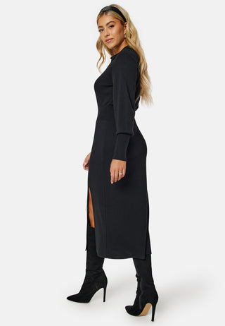 Marla L/S Collar Long Knit Dress