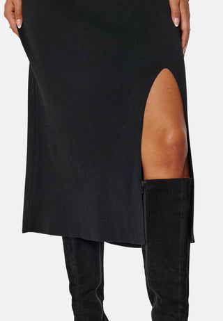 Marla L/S Collar Long Knit Dress