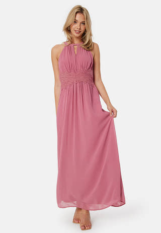 Milina Halterneck Maxi Dress