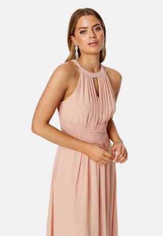 Milina Halterneck Maxi Dress