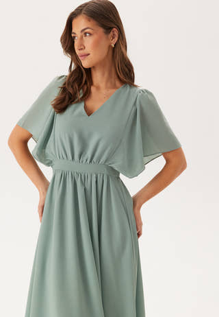 Mirage 2/4 V-Neck Ankle Dress