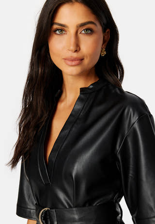 Odine 2/4 Sleeve Coated Dress