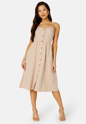 Prisilla S/L Strap Knee Dress