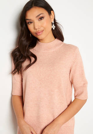 Ril Crew Neck 2/4 Knit Top