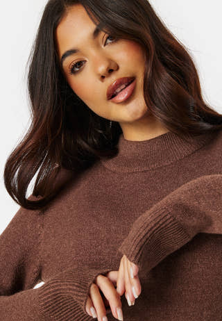 Viril Crew Neck Midi Dress