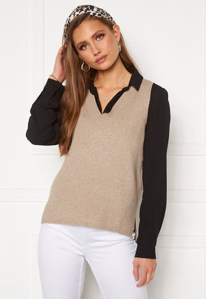 Ril Knit Rib V-Neck Vest