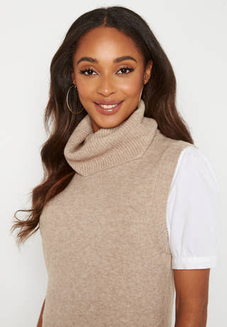 Ril Long S/L Knit Vest