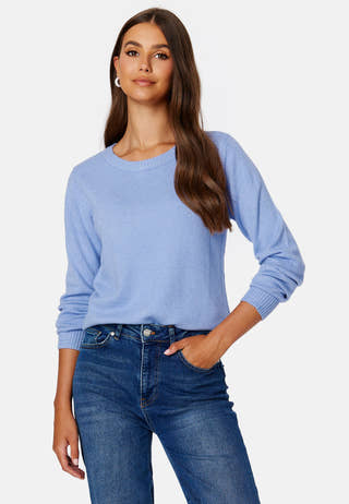 Viril O-neck L/S Knit Top