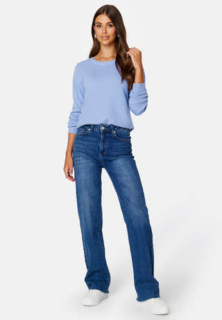 Viril O-neck L/S Knit Top