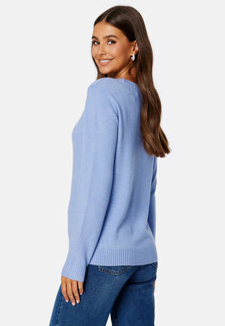 Viril O-neck L/S Knit Top