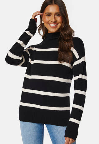 Viril Mockneck L/S Knit Rib Top