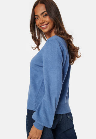 Ril Rev V-Neck L/S Top