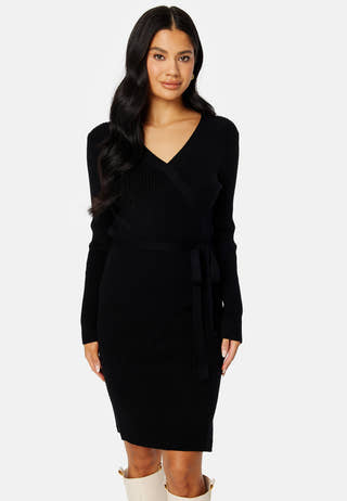 Ril Wrap L/S Knit Dress