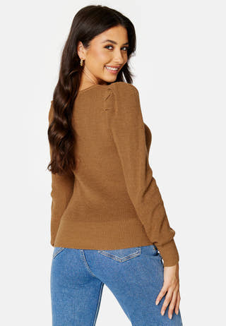 See L/S Square Neck Knit