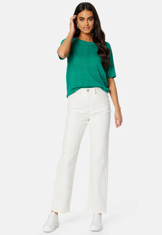 Shelley O-Neck 2/4 Knit Top