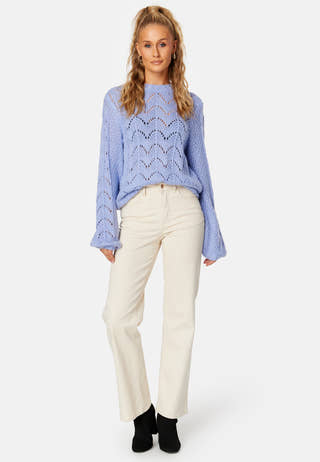 Sultan Knit O-Neck L/S Top