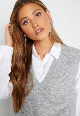 Svampi S/L Long Knit Vest
