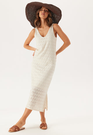 Viamalina V-neck S/L MIDI DRES