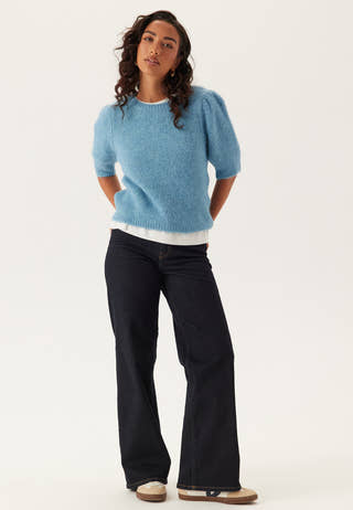 Vibows O-neck 3/4 KNIT TOP KNI