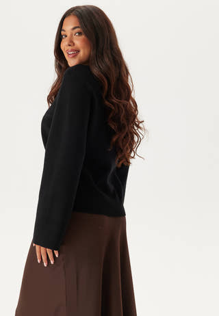 Vicassie O-neck L/S Knit Top