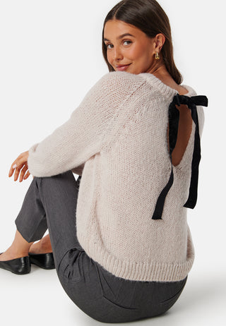 Vichoca L/S Bow Knit Pullover