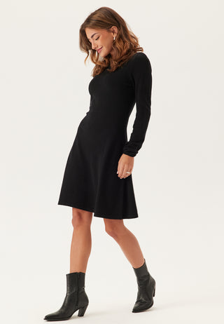 Vicomfy A-line O-neck Knit Dre