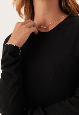 Vicomfy A-line O-neck Knit Dre