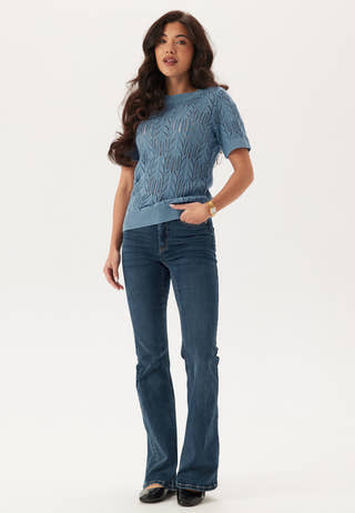 Vicotti S/S O-NECK KNIT TOP -