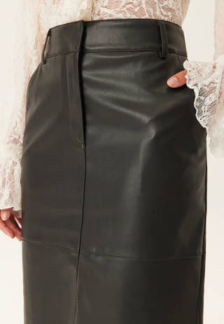 Vidagmar Hw Midi Coated Skirt