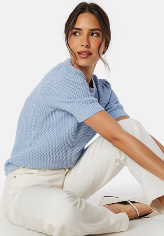 Vidalo O-Neck S/S knit top