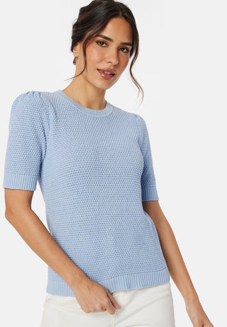 Vidalo O-Neck S/S knit top