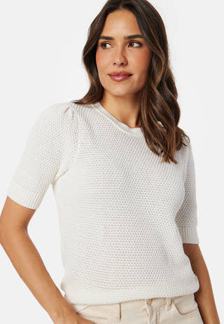 Vidalo O-Neck S/S knit top