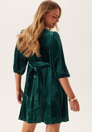 Viemily O-neck 3/4 SHORT DRESS