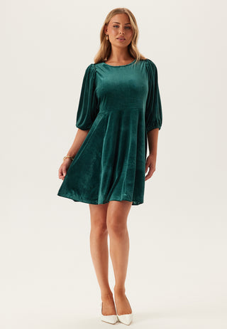 Viemily O-neck 3/4 SHORT DRESS