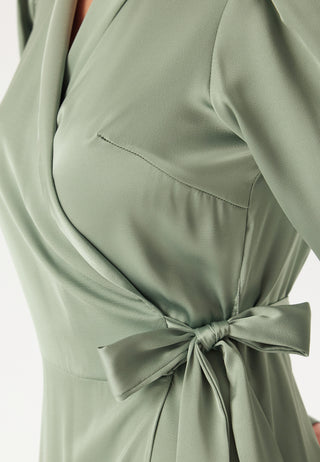 Vienna Ravenna L/S Ankle Wrap Dress