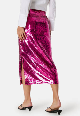 Vietta midi sequin skirt