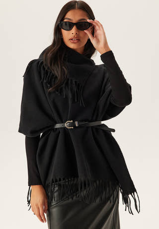 Vifjolira High Neck Poncho
