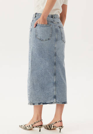 Buy VILA High Waist A-Line Ankle Denim Skirt 10 Skirts Tu Buy VILA High Waist A-Line Ankle Denim Skirt 10 Skirts Tu