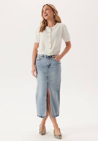 Vijaf Hw Midi Denim Skirt-noos