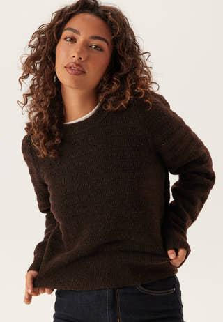 Vijayla O-neck L/S KNIT TOP