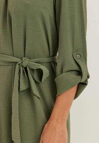 Vijosa 3/4 V-NECK DRESS