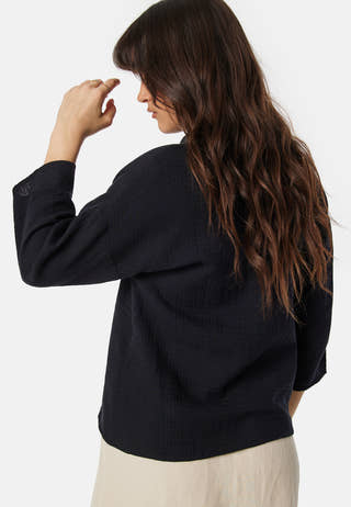 Vilania button 3/4 shirt