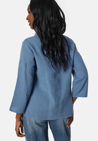 Vilania button 3/4 shirt