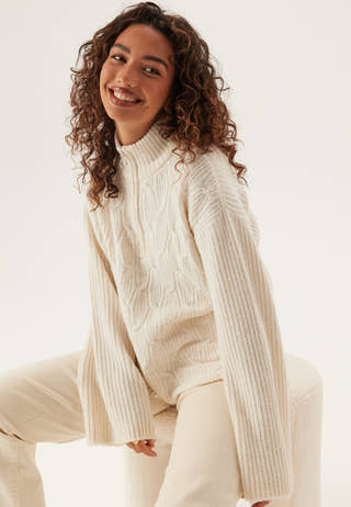 Vilassia L/S HIGH NECK ZIPPER