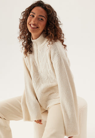 Vilassia L/S HIGH NECK ZIPPER