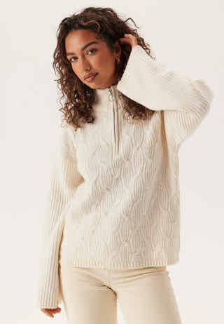 Vilassia L/S HIGH NECK ZIPPER